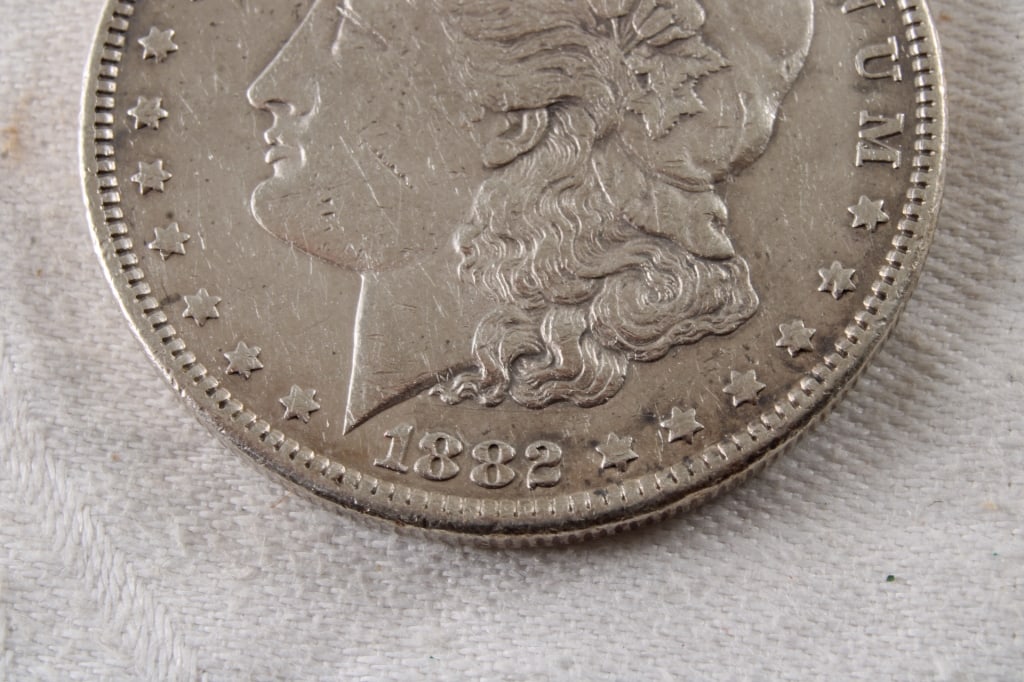 1882 Morgan Silver Dollar - 2