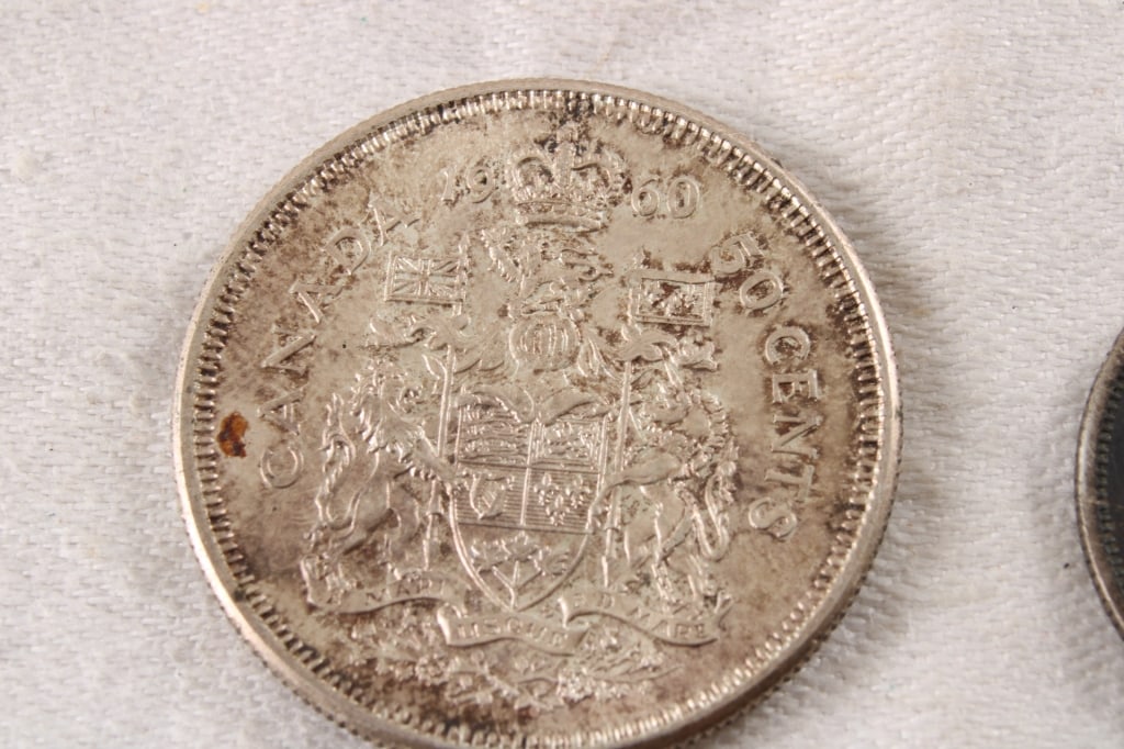 4 Foreign 80% Silver Coins - 3
