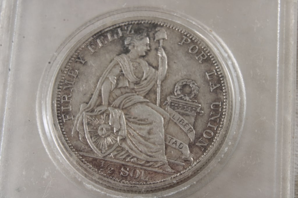 4 Foreign Coins 3 Silver, 1 Copper/Brass - 2