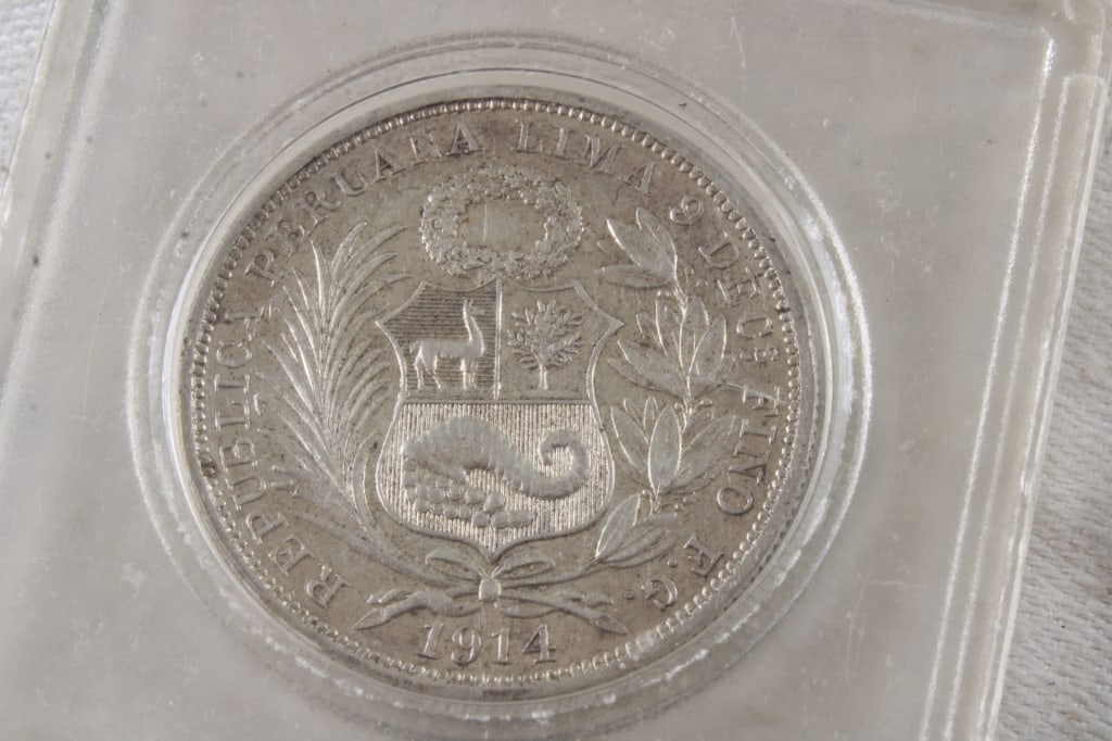 4 Foreign Coins 3 Silver, 1 Copper/Brass - 3
