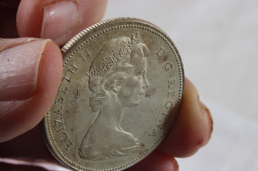 1965 Canadian 80% Silver Dollar - 2