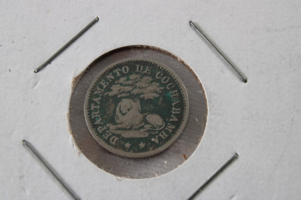 4 90% Silver Bolivia Coins - 2