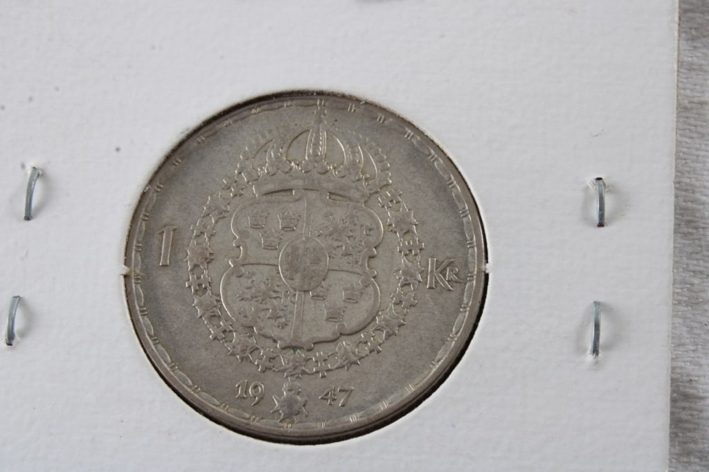 4 Swedish Silver Coins - 7