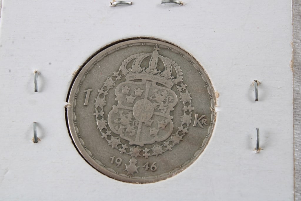 4 Swedish Silver Coins - 9