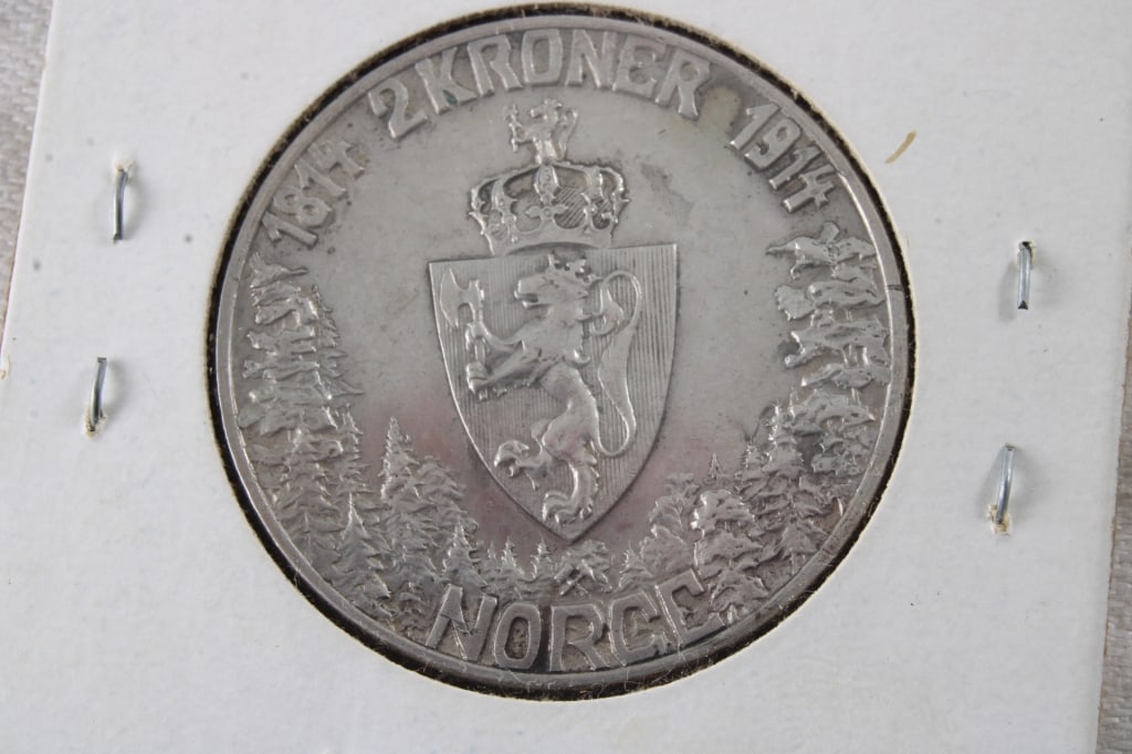 2 Norway Silver Coins - 3