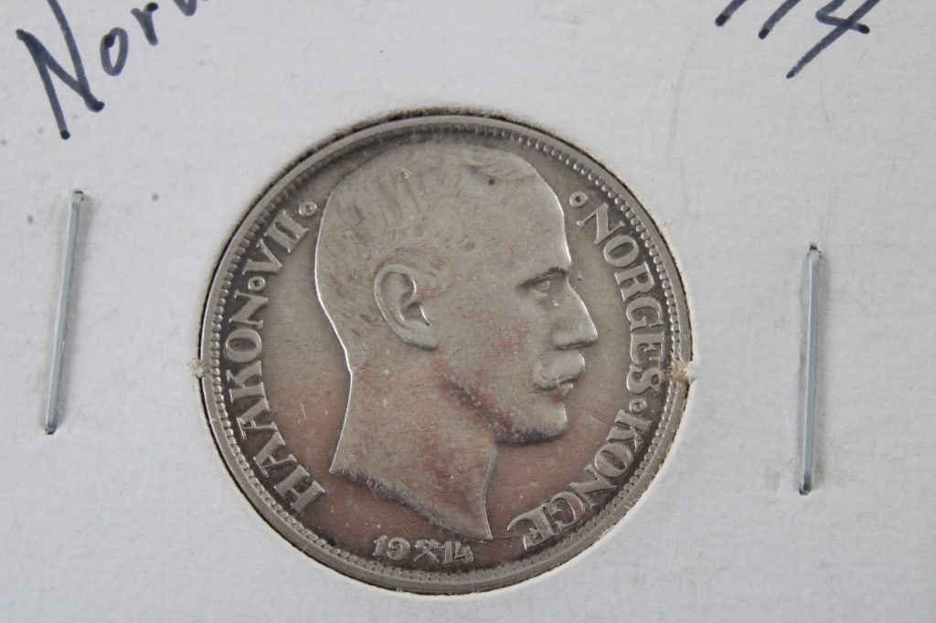 2 Norway Silver Coins - 4