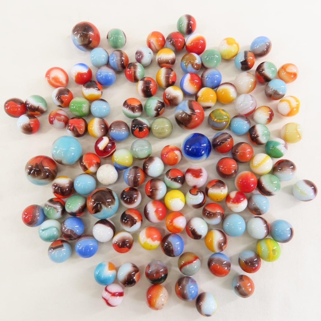 Collection of Vintage Marbles, some shooters - 2