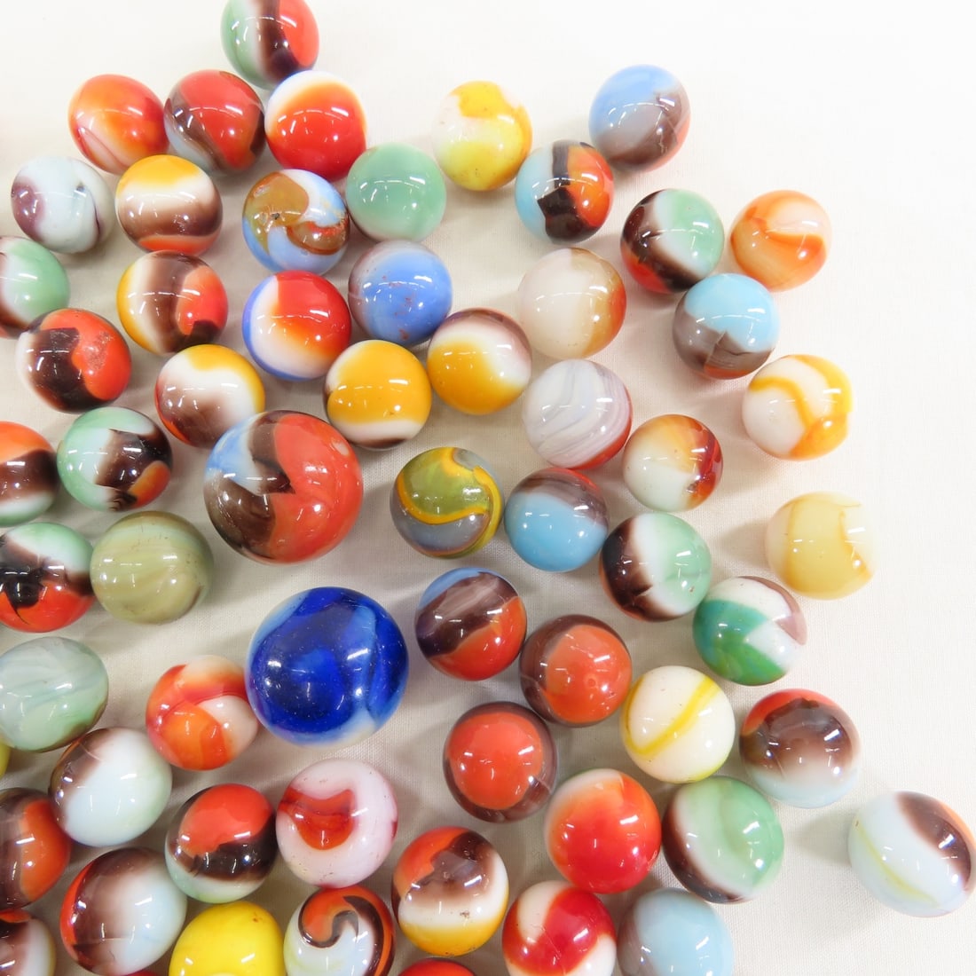 Collection of Vintage Marbles, some shooters - 4