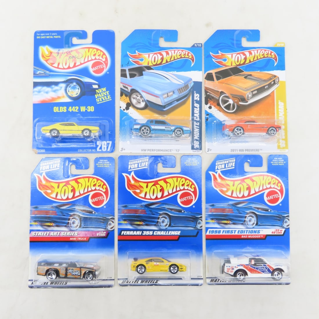 50 1990s & 2000s Hot Wheels Diecast Cars on cards - 4
