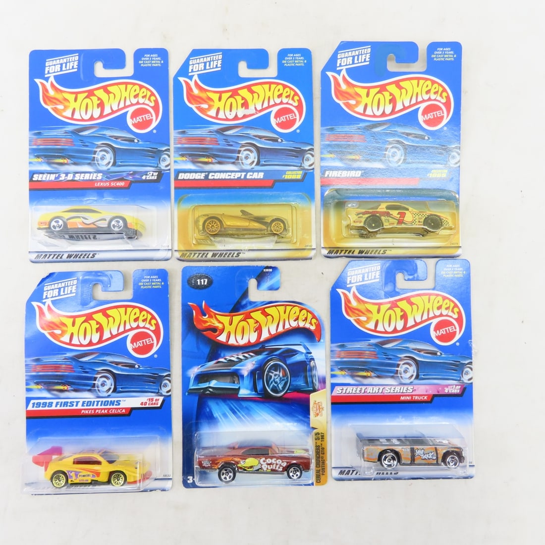 50 1990s & 2000s Hot Wheels Diecast Cars on cards - 7