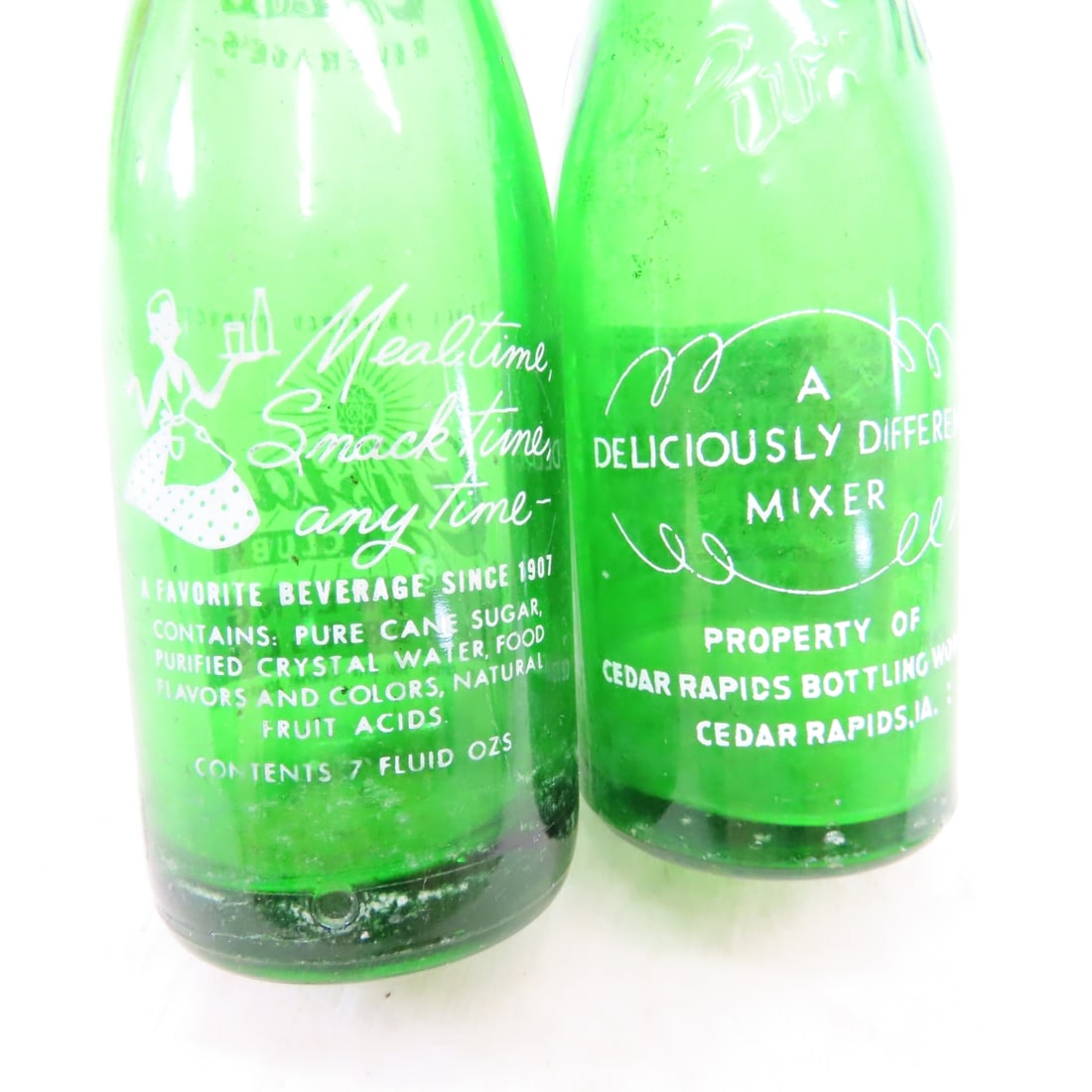 Collection of vintage soda pop bottles & more - 8