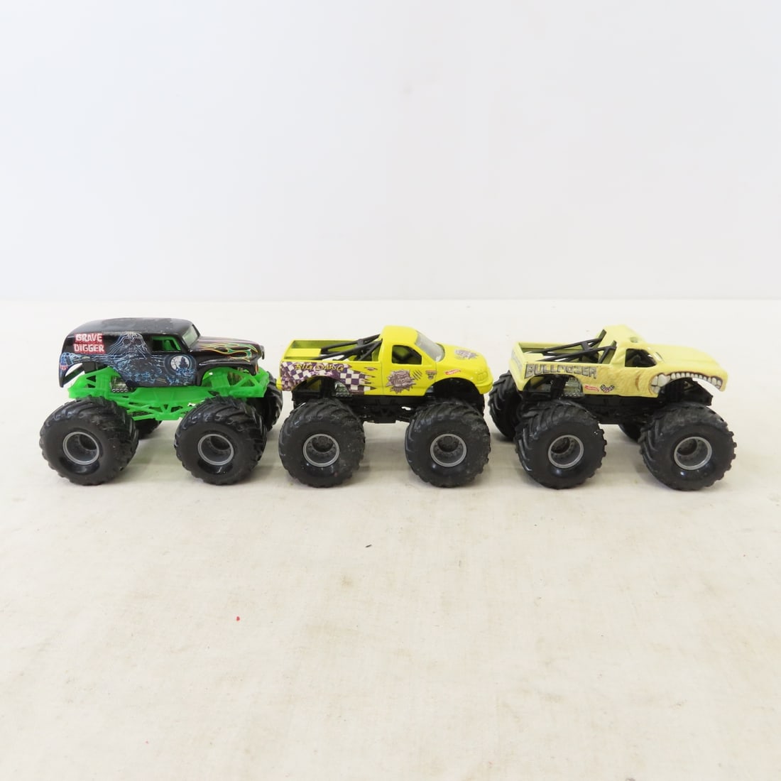 Monster Truck collections, most 1/16 scale, 3 NIP - 10