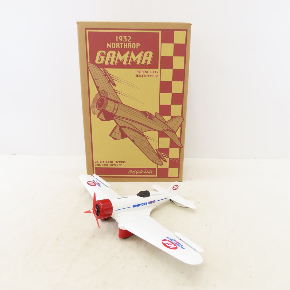 ERTL 1932 Northrop Gamma Airplane & Matchbox - 2