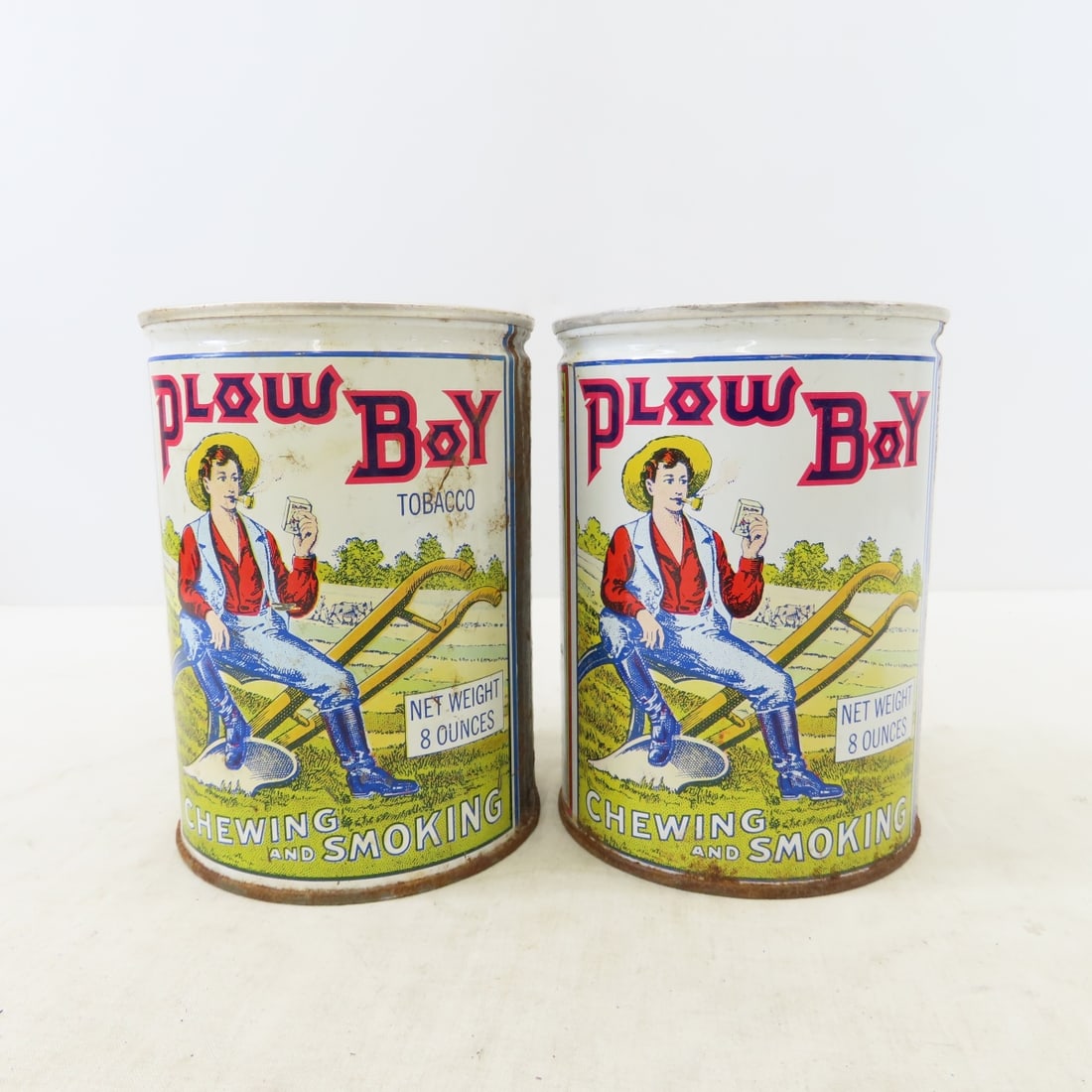 Plow Boy tins, Shoe Shine Kit, Avon Car Cologne - 15
