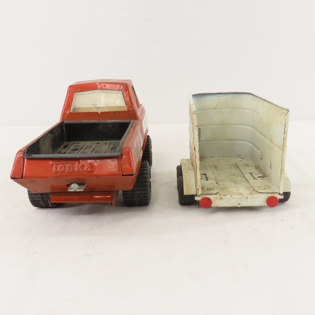 Vintage Tonka Stables Truck & Horse Trailer - 4