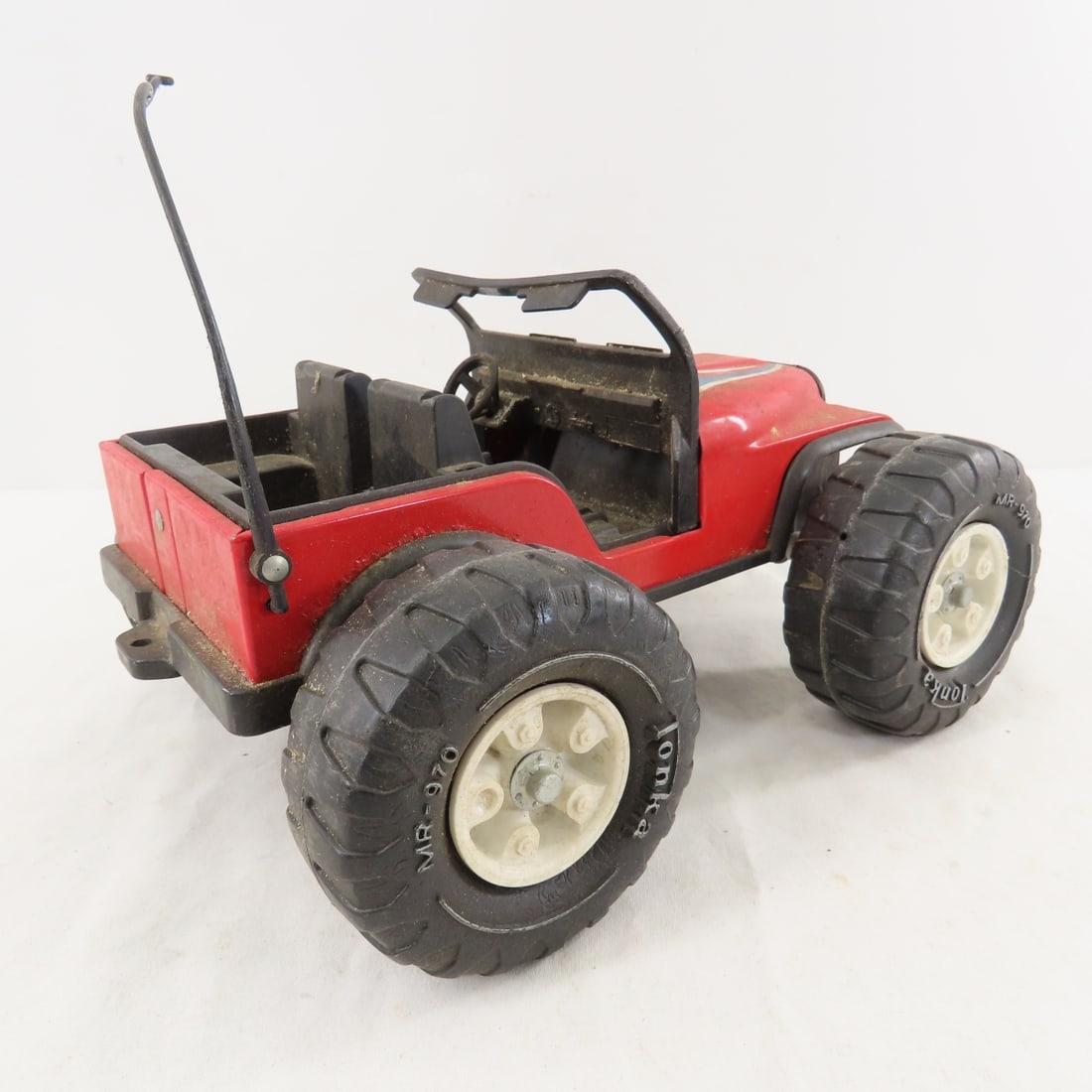 Vintage Tonka MR-970 Jeep & Extra Set of Wheels - 5