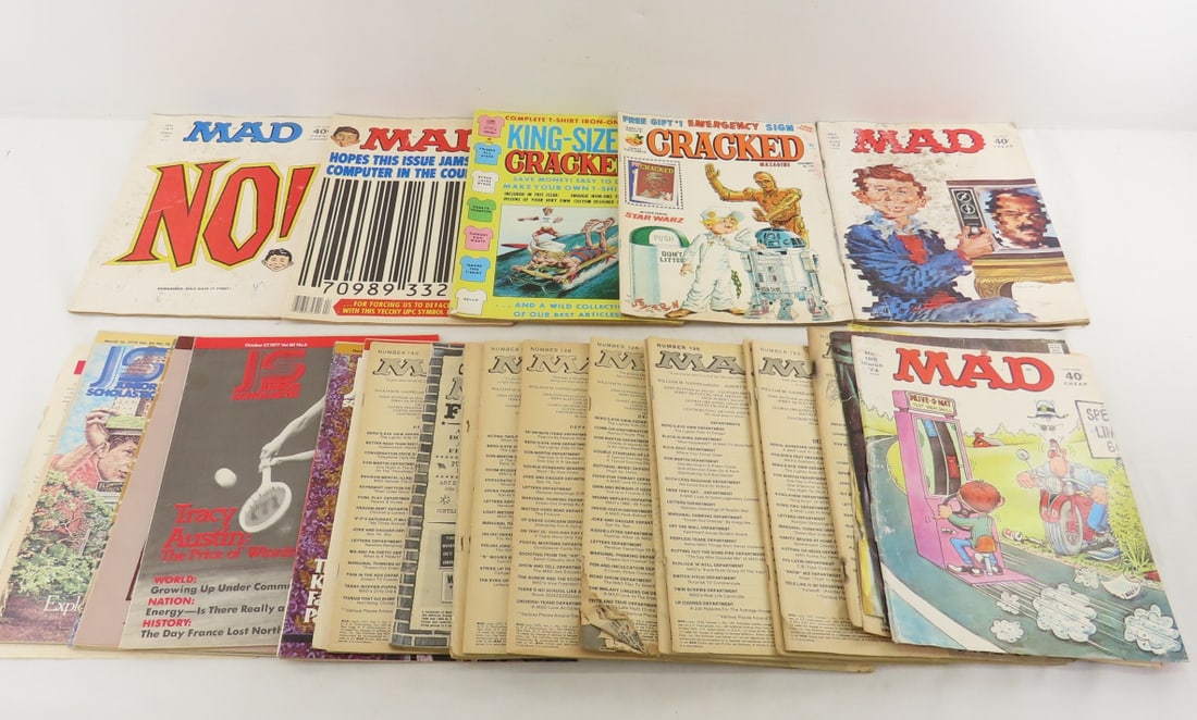 Vintage MAD, Cracked & Junior Scholastic Magazines (1 of 9)