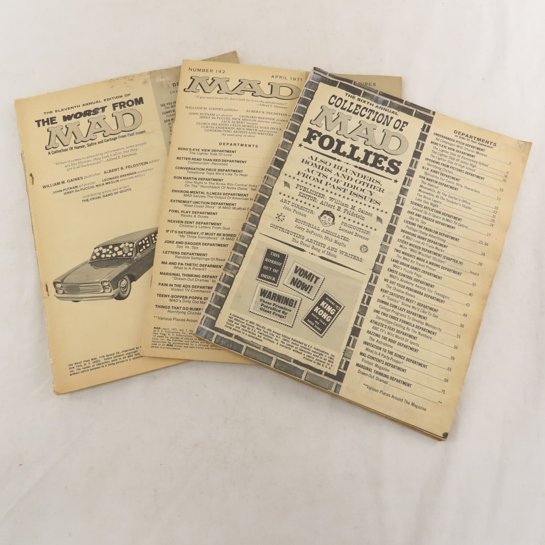 Vintage MAD, Cracked & Junior Scholastic Magazines - 8