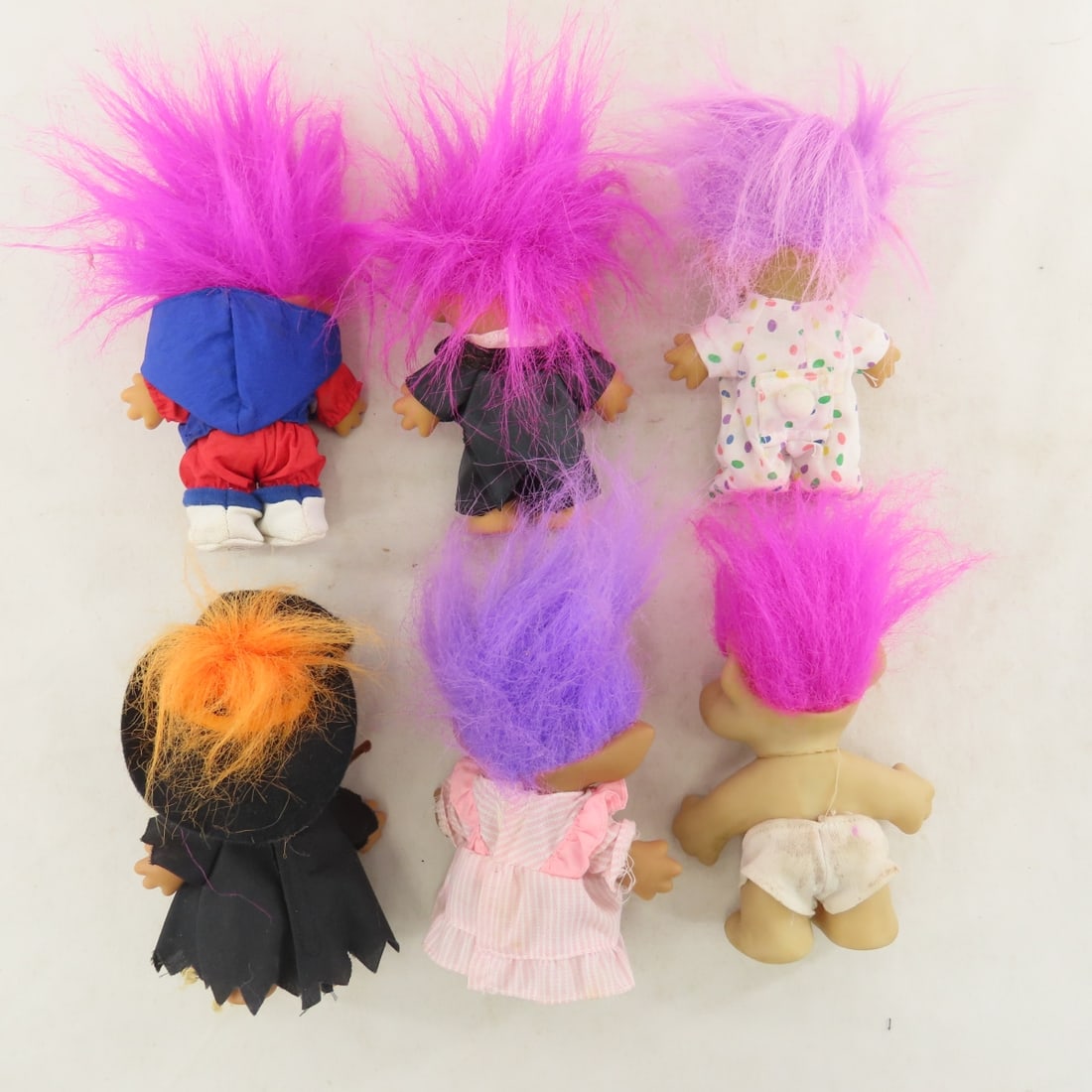 Collection of Treasure Trolls in Case & More - 6