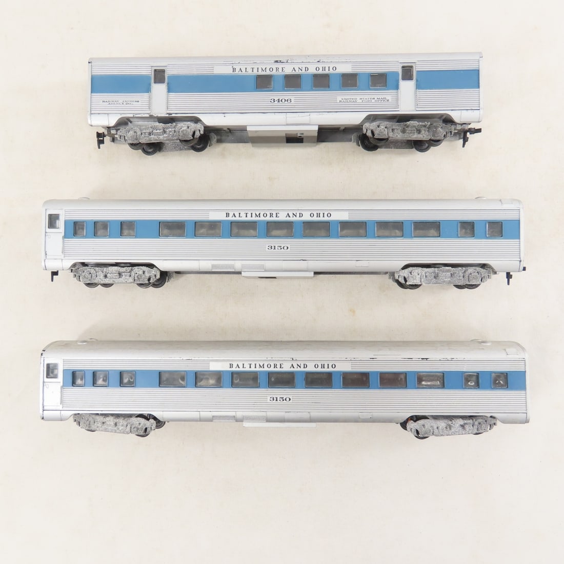 9 B&O Passenger Cars HO Scale- Athearn and Others - 6