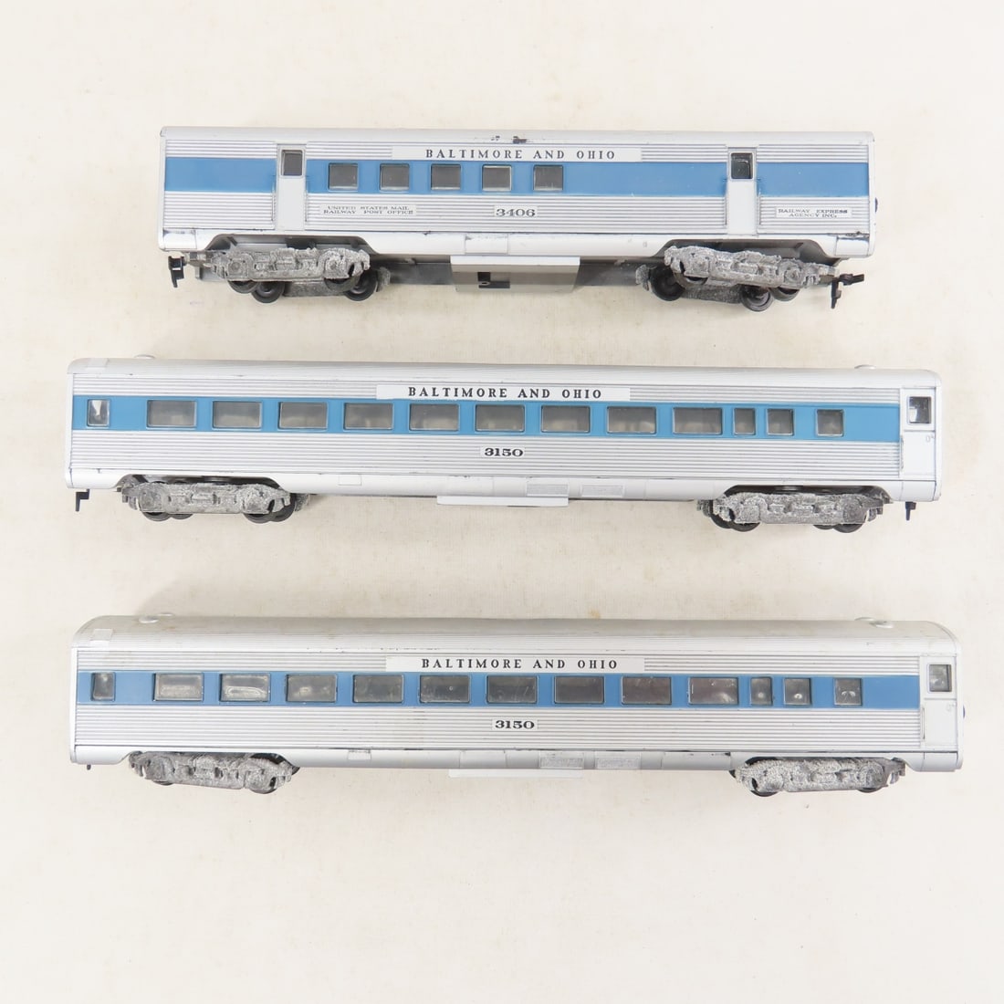 9 B&O Passenger Cars HO Scale- Athearn and Others - 7