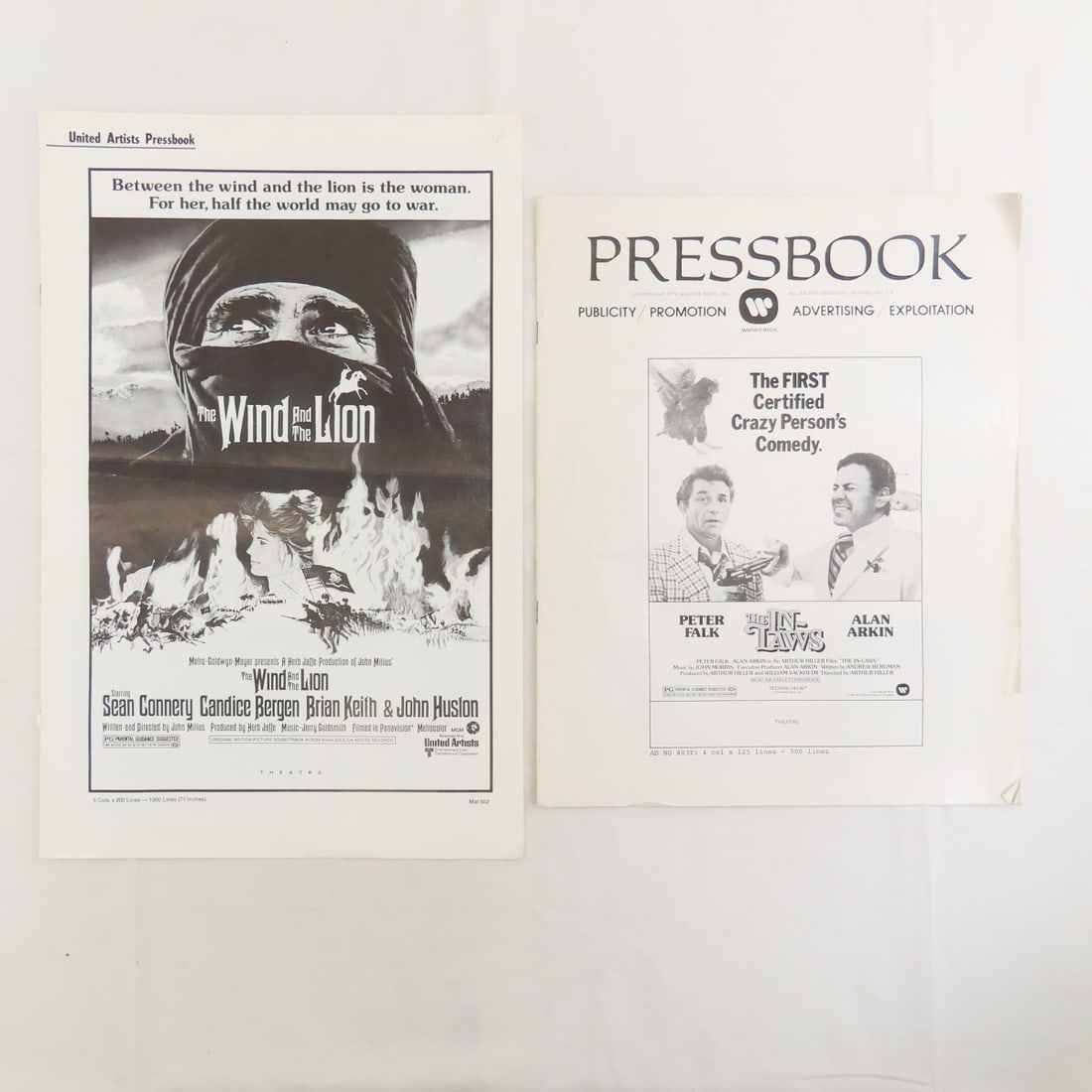 Large lot of movie promo ad slicks and ad pads - 7