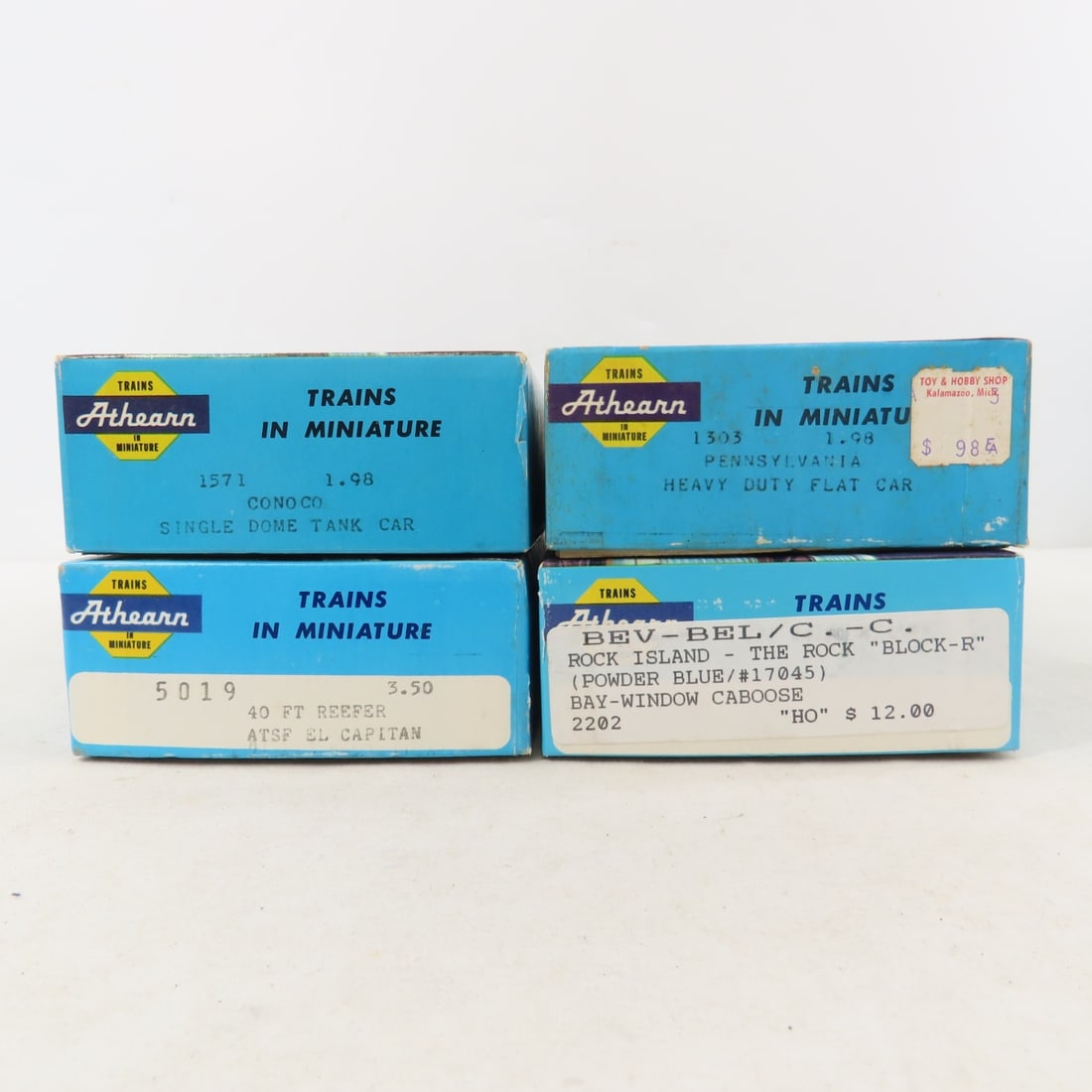 28 Assorted Athearn HO Scale Boxed Train Cars - 3