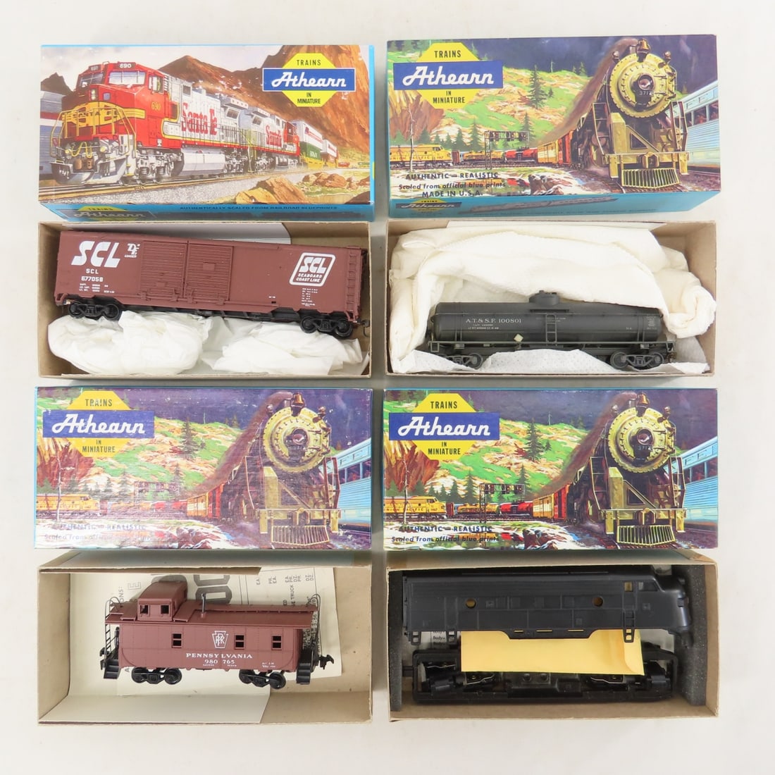 28 Assorted Athearn HO Scale Boxed Train Cars - 6