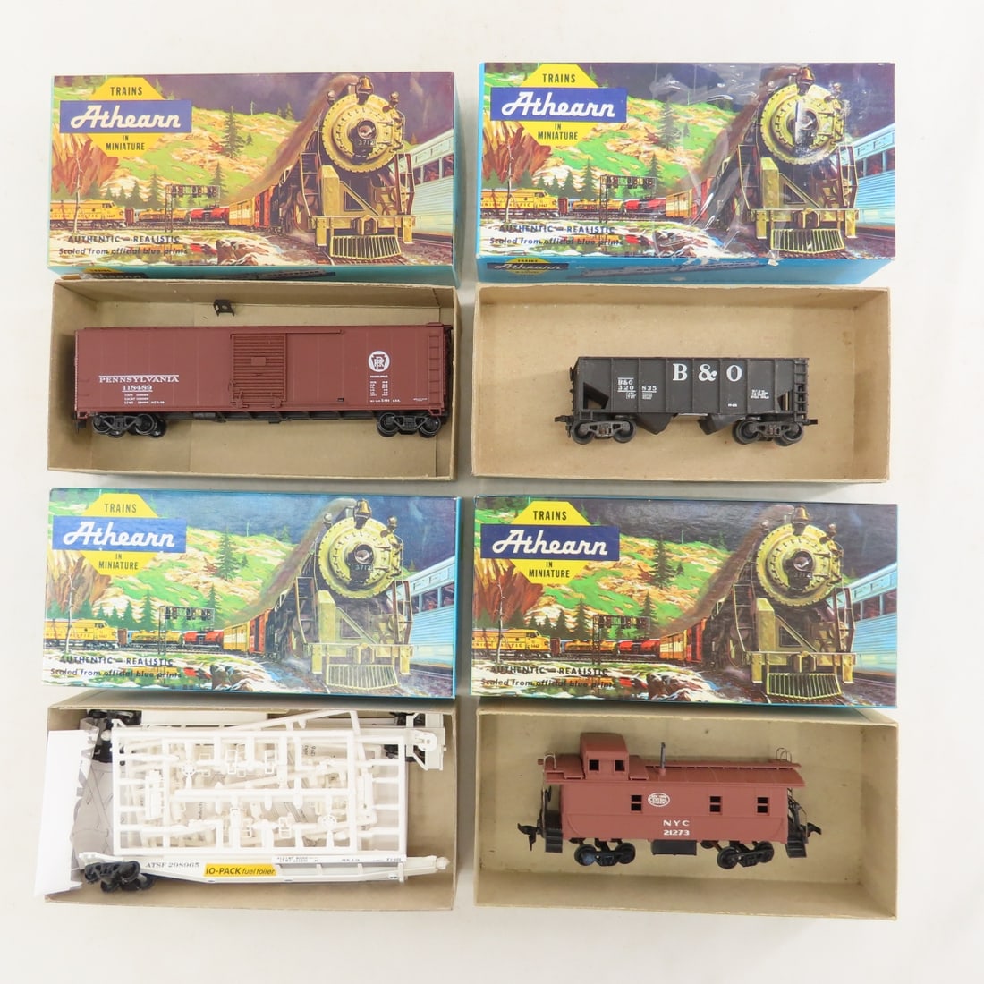 28 Assorted Athearn HO Scale Boxed Train Cars - 8