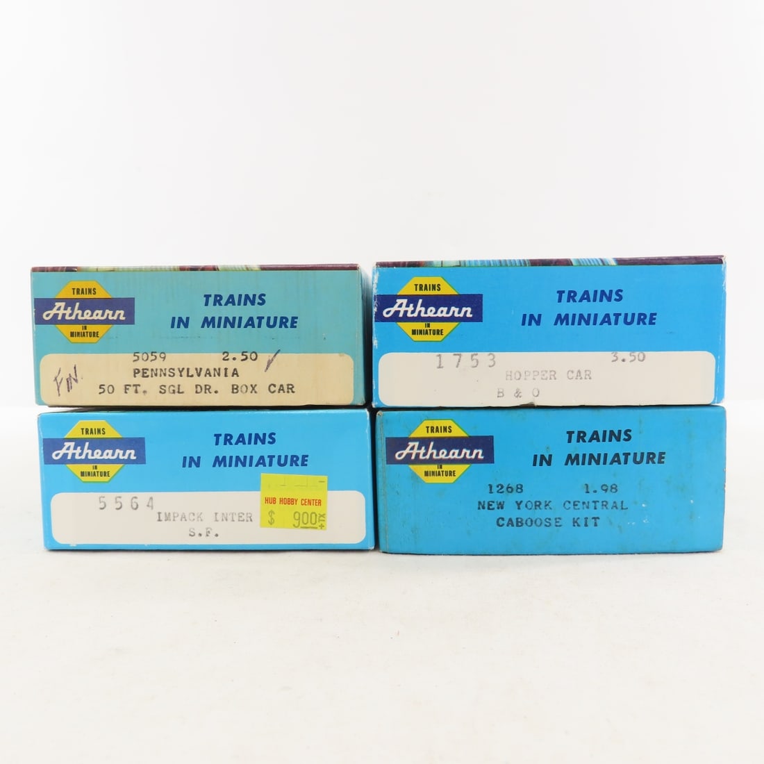 28 Assorted Athearn HO Scale Boxed Train Cars - 9