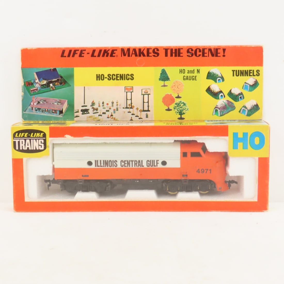 IC Gulf 4971, IC 603 & PC 5009 HO Engines in Boxes - 2