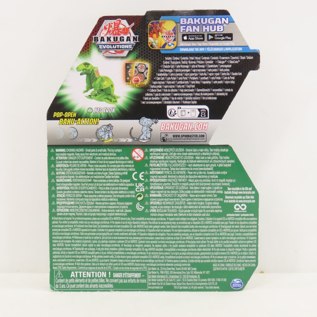9 Bakugan Evolutions Figures, Sealed - 9