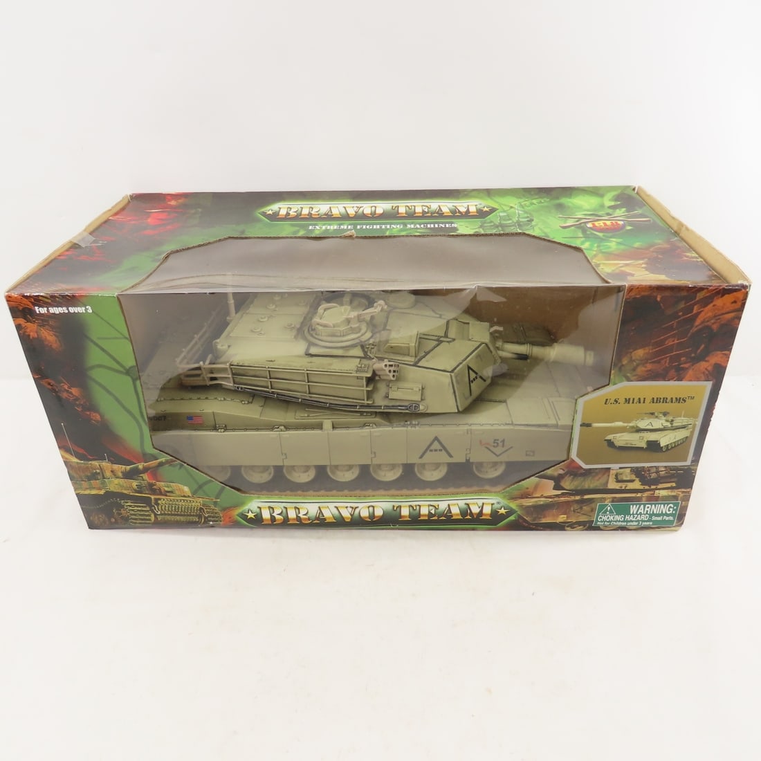 Bravo Team 1:18 Scale Abrams Tank in Box & More - 2