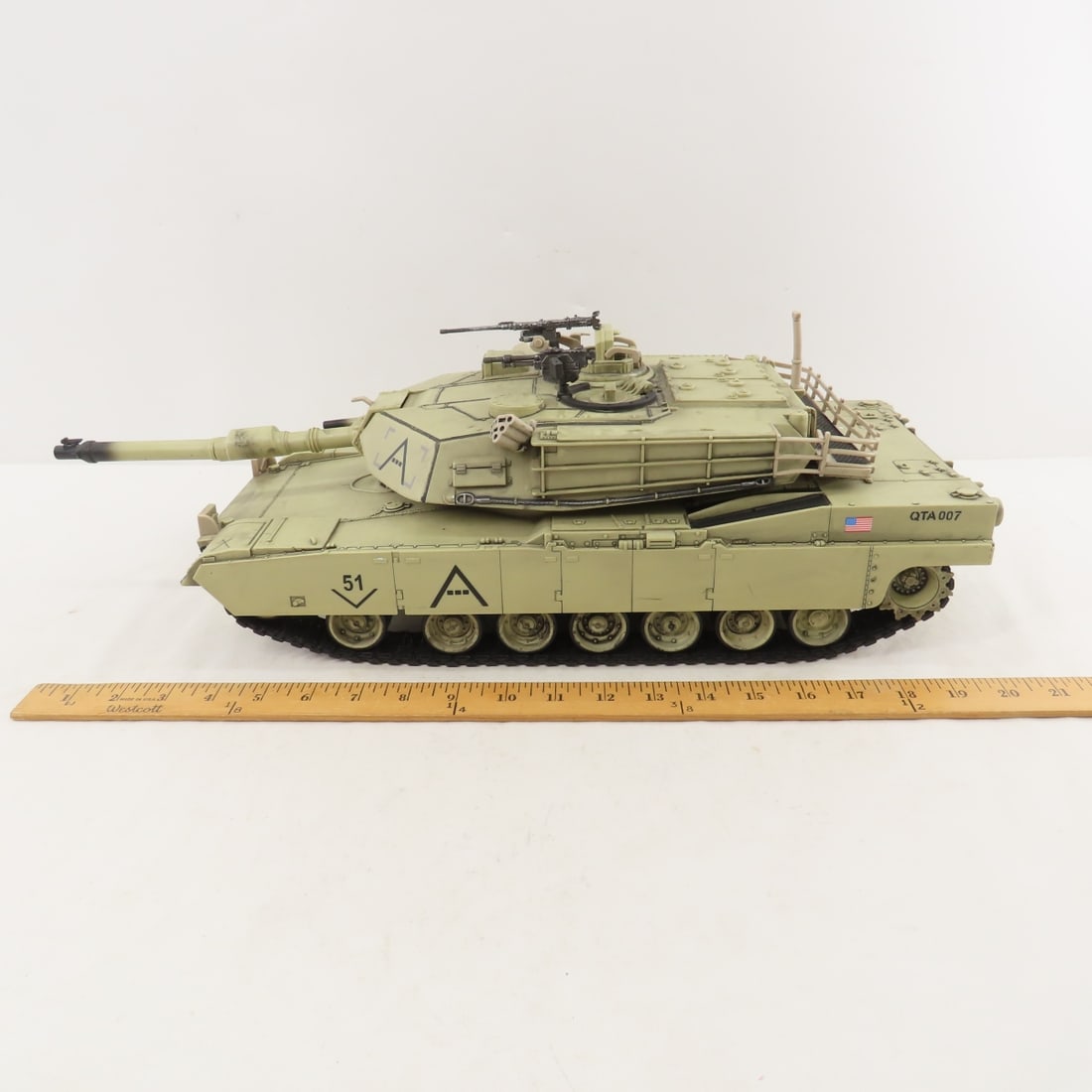 Bravo Team 1:18 Scale Abrams Tank in Box & More - 4