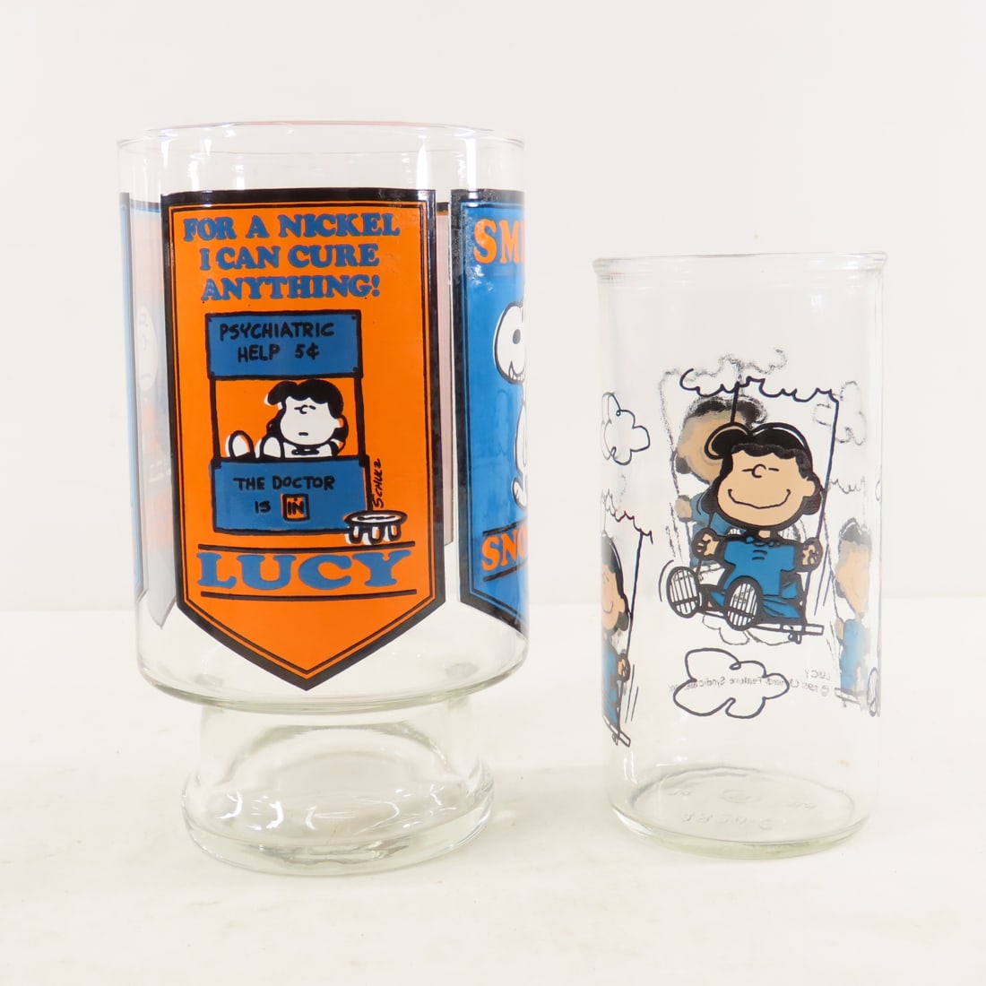 15 Vintage McDonald's & Peanuts Character Glasses - 2