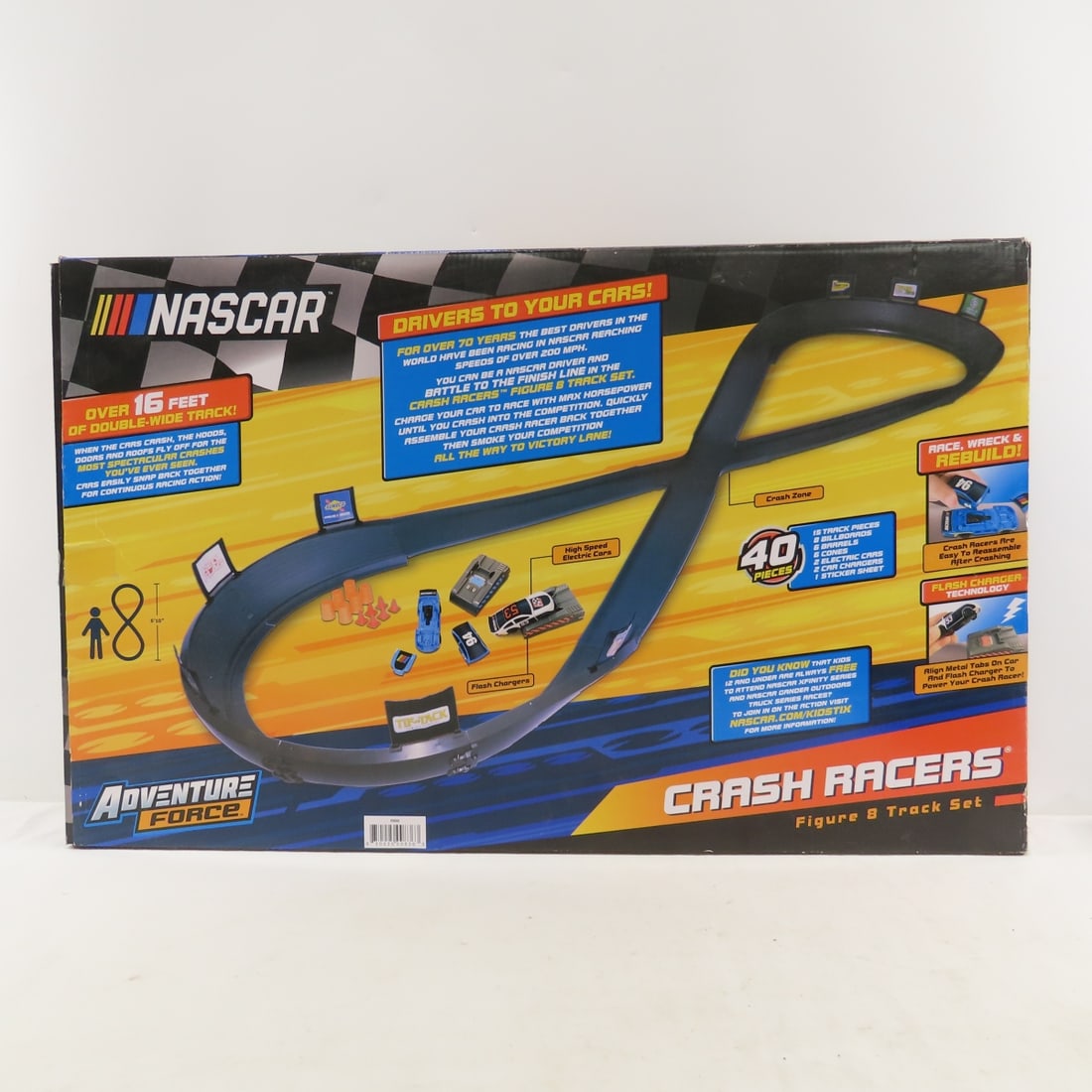 NASCAR Adventure Force Crash Racers in box - 9