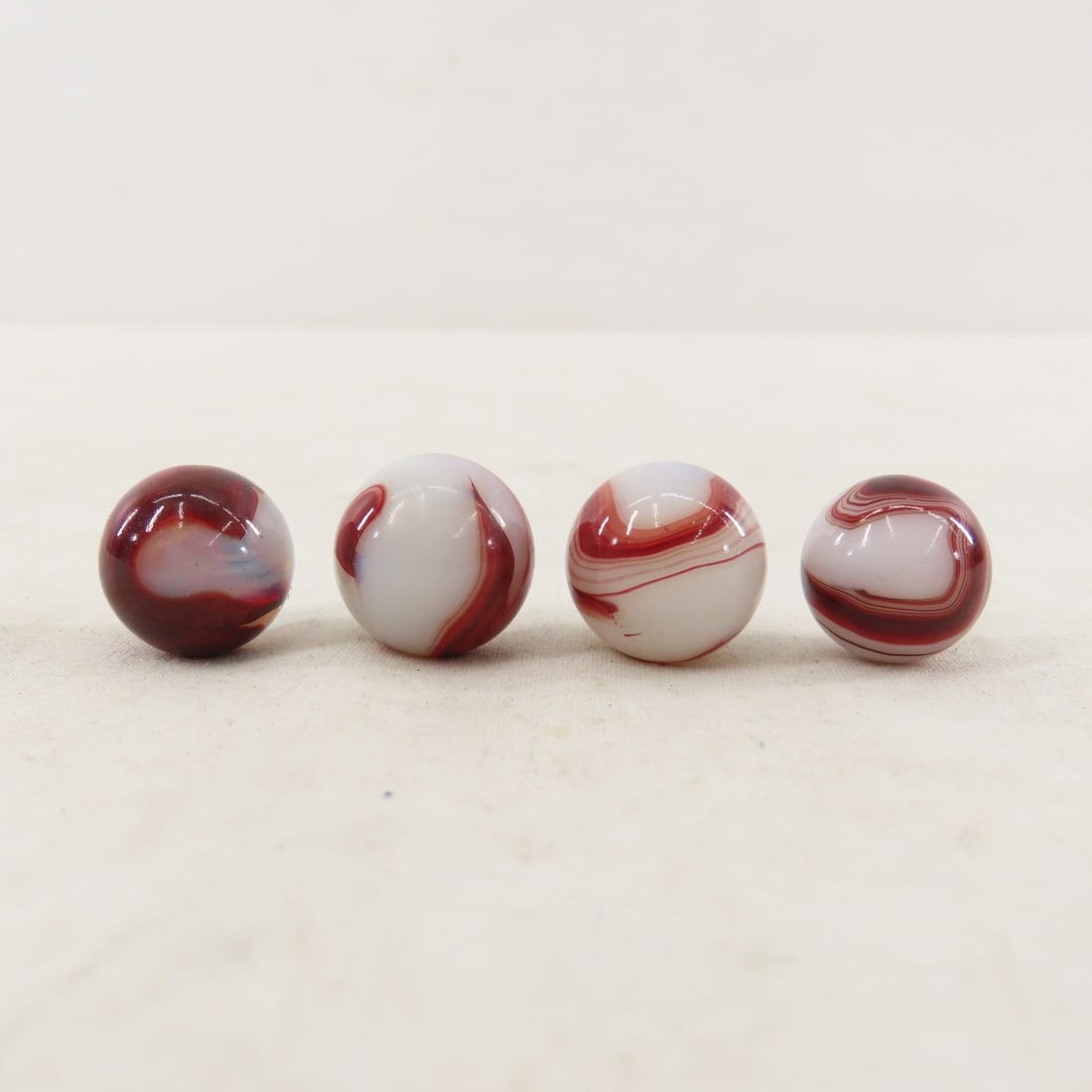 Vintage Akro, Corkscrew, Ox Blood & other Marbles - 9