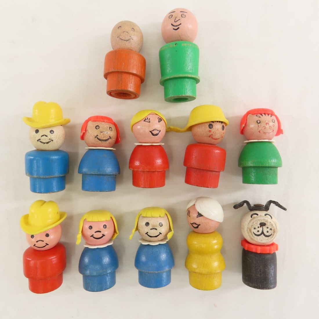 Vintage Fisher Price Wood Little People & Farm - 11