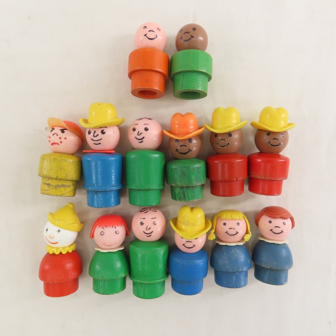 Vintage Fisher Price Wood Little People & Farm - 13