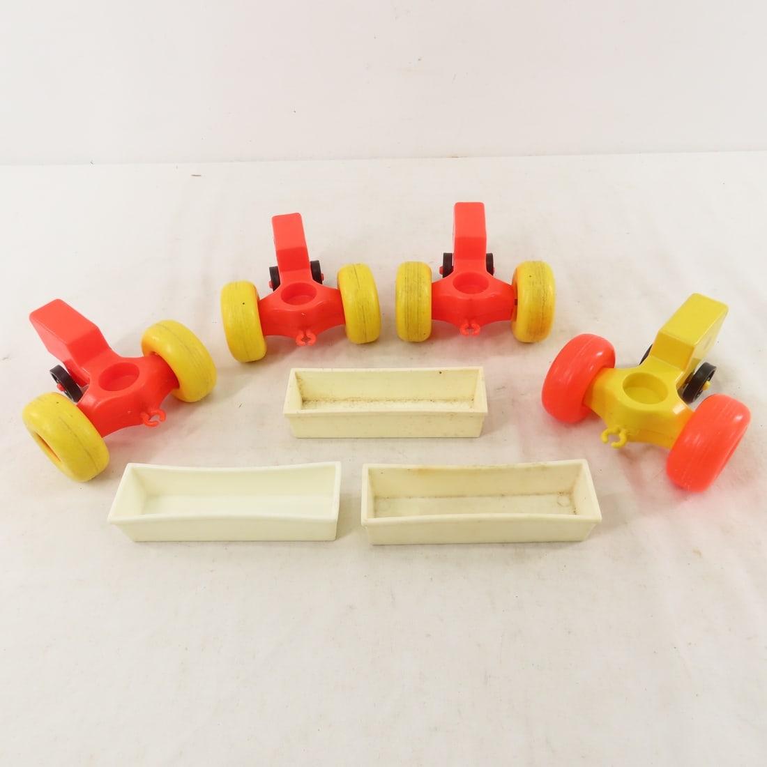 Vintage Fisher Price Wood Little People & Farm - 8