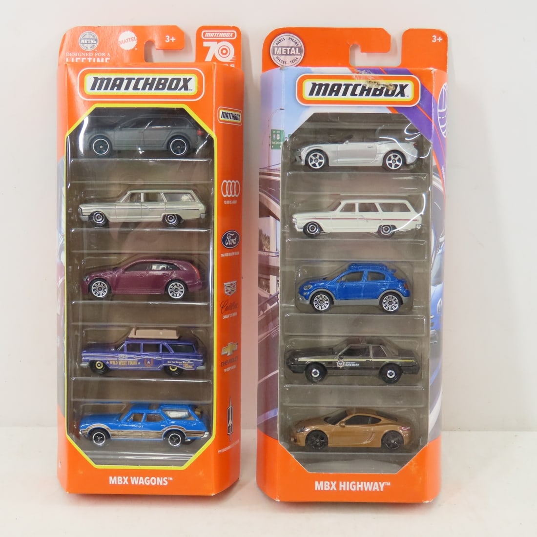 3 Hot Wheels & 3 Matchbox 5 packs & other NIP cars - 2