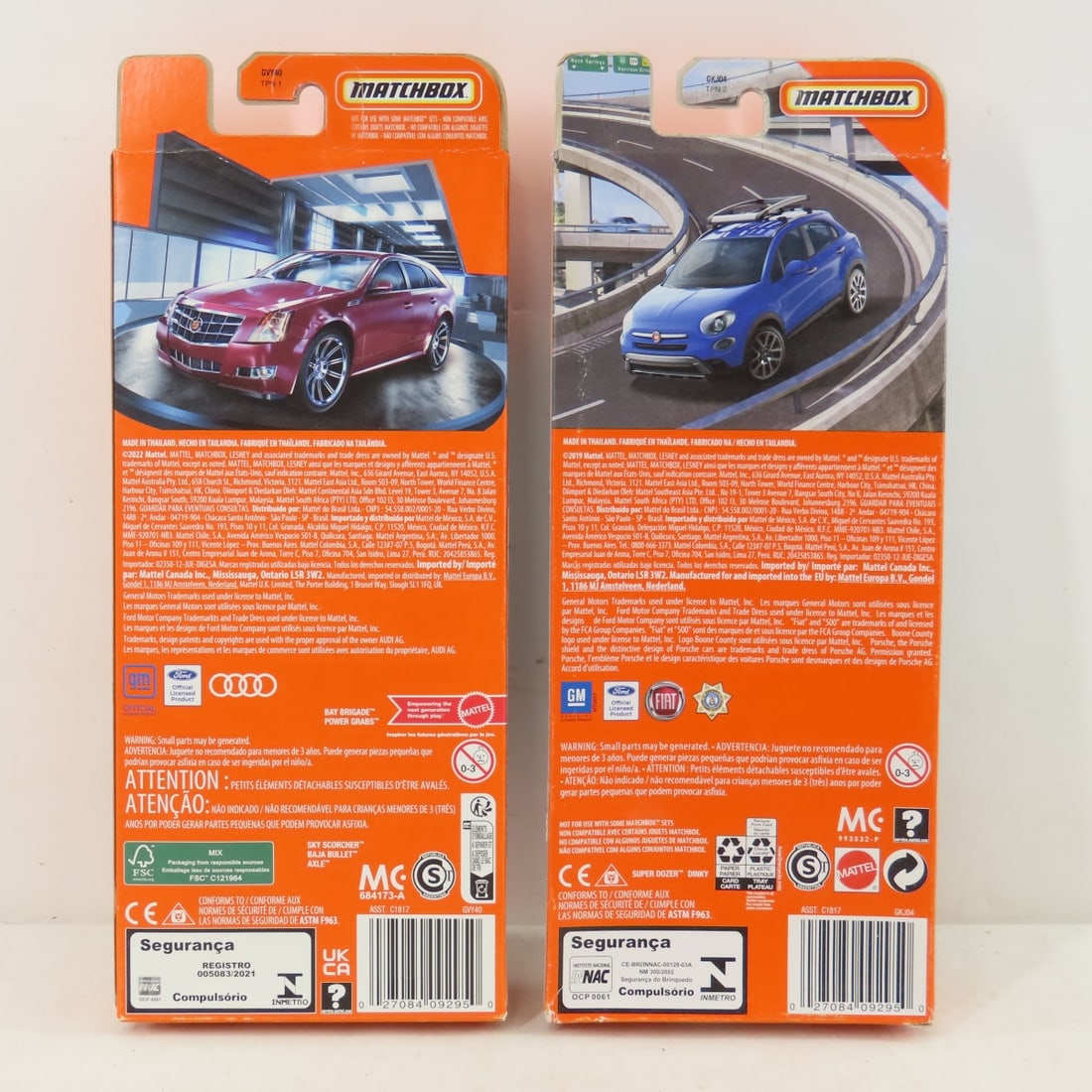 3 Hot Wheels & 3 Matchbox 5 packs & other NIP cars - 3