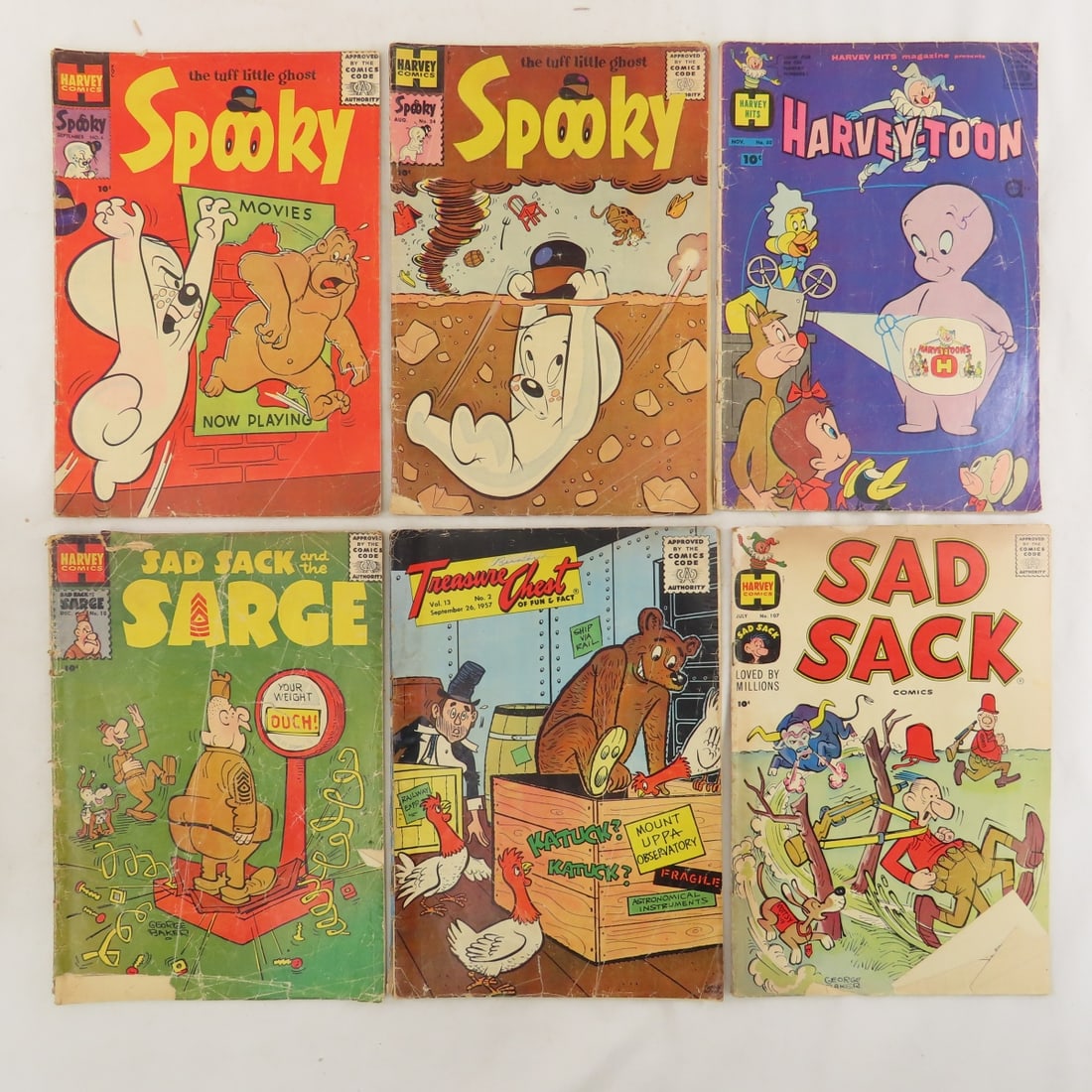 80+ 10-15 cent Cartoon Comics, Harvey, Whitman - 9