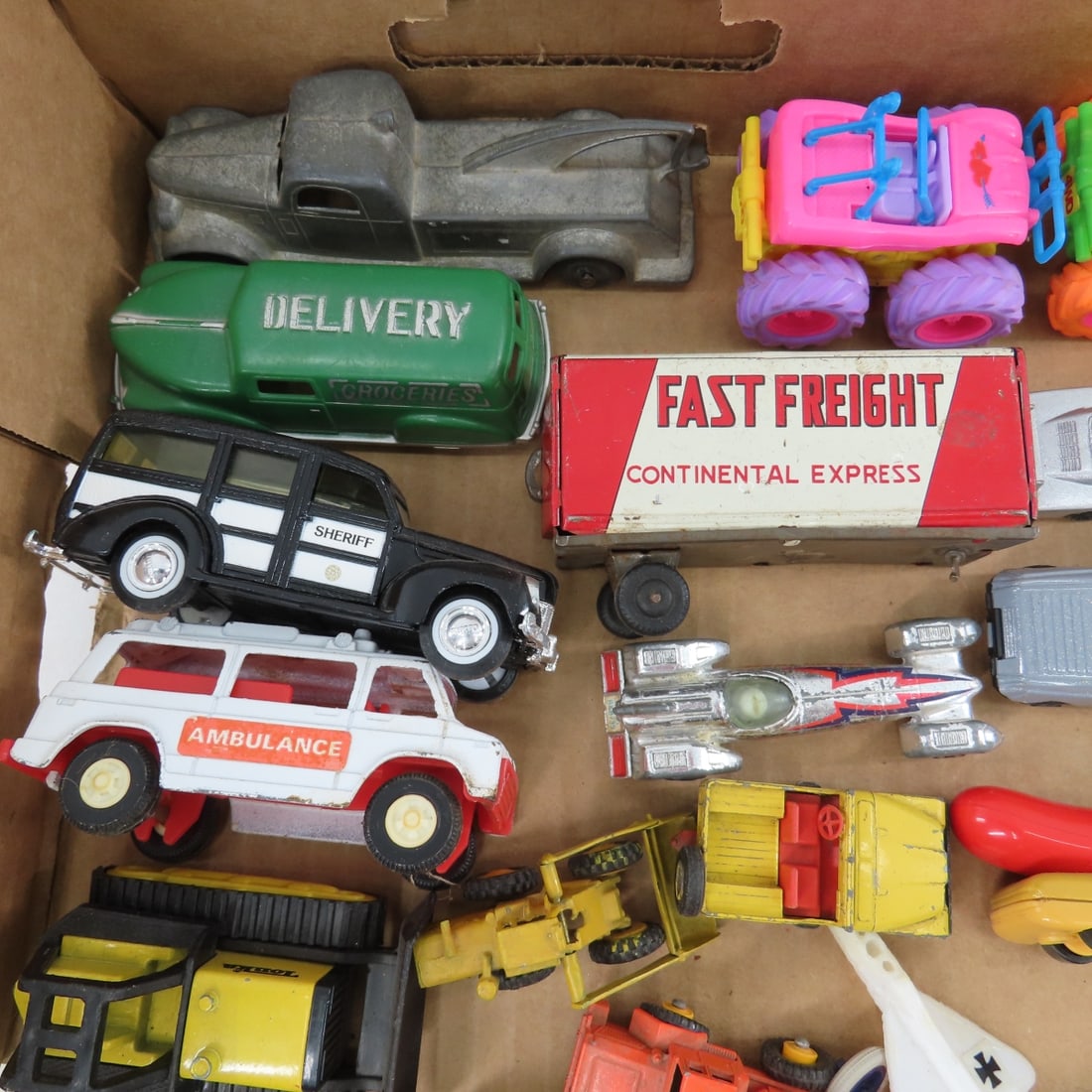 Collection of Diecast Trucks, Cars, Planes, Other - 2