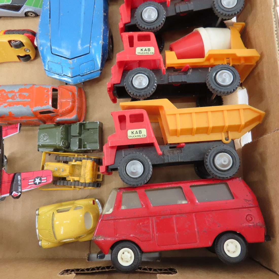 Collection of Diecast Trucks, Cars, Planes, Other - 7