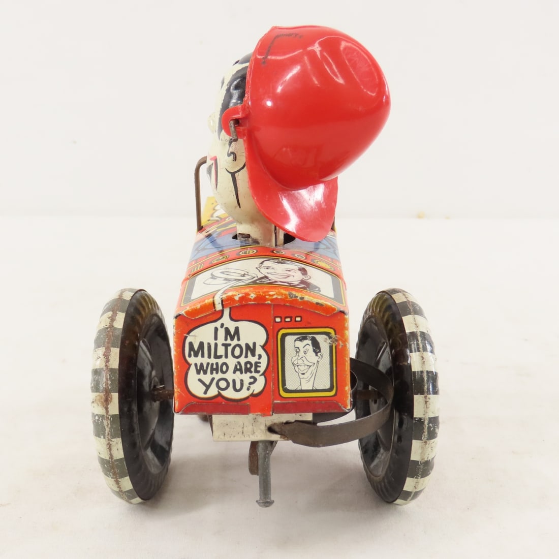 Marx Milton Berle Tin Litho Crazy Car Wind-Up Toy - 4