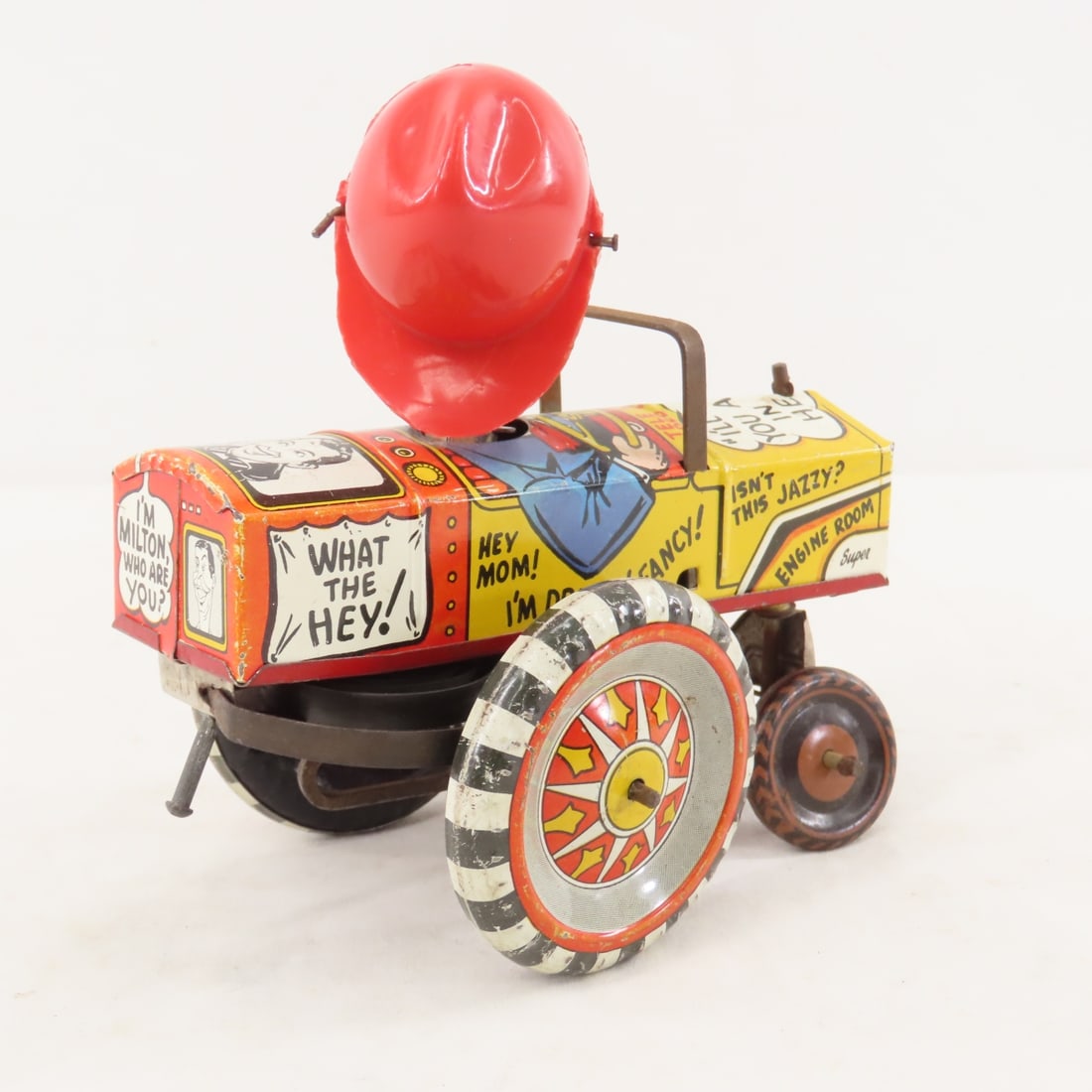 Marx Milton Berle Tin Litho Crazy Car Wind-Up Toy - 5