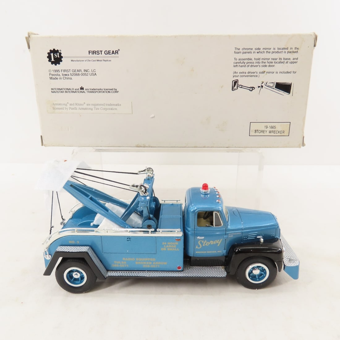 5 1st Gear 1:34 Scale Diecast Tow & Stake Trucks - 5