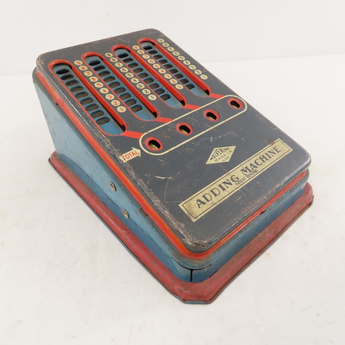 Vintage Tin Litho Birds, Car, Adding Machine, More - 2