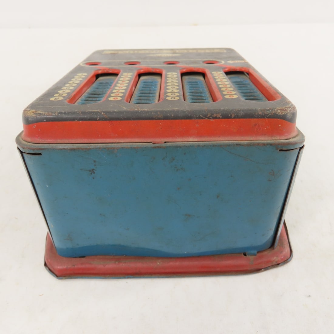 Vintage Tin Litho Birds, Car, Adding Machine, More - 4